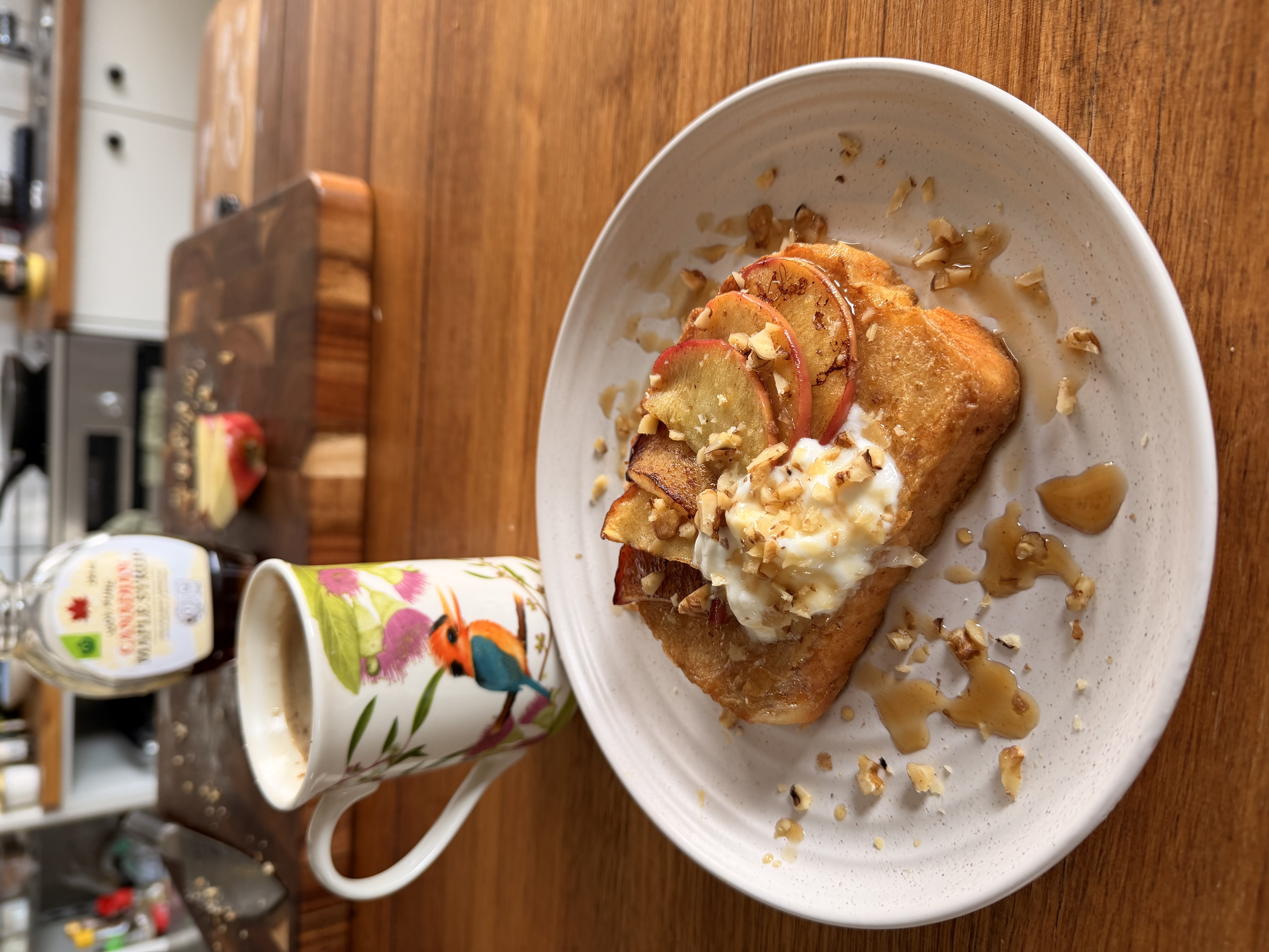 Casual French toast breakfast